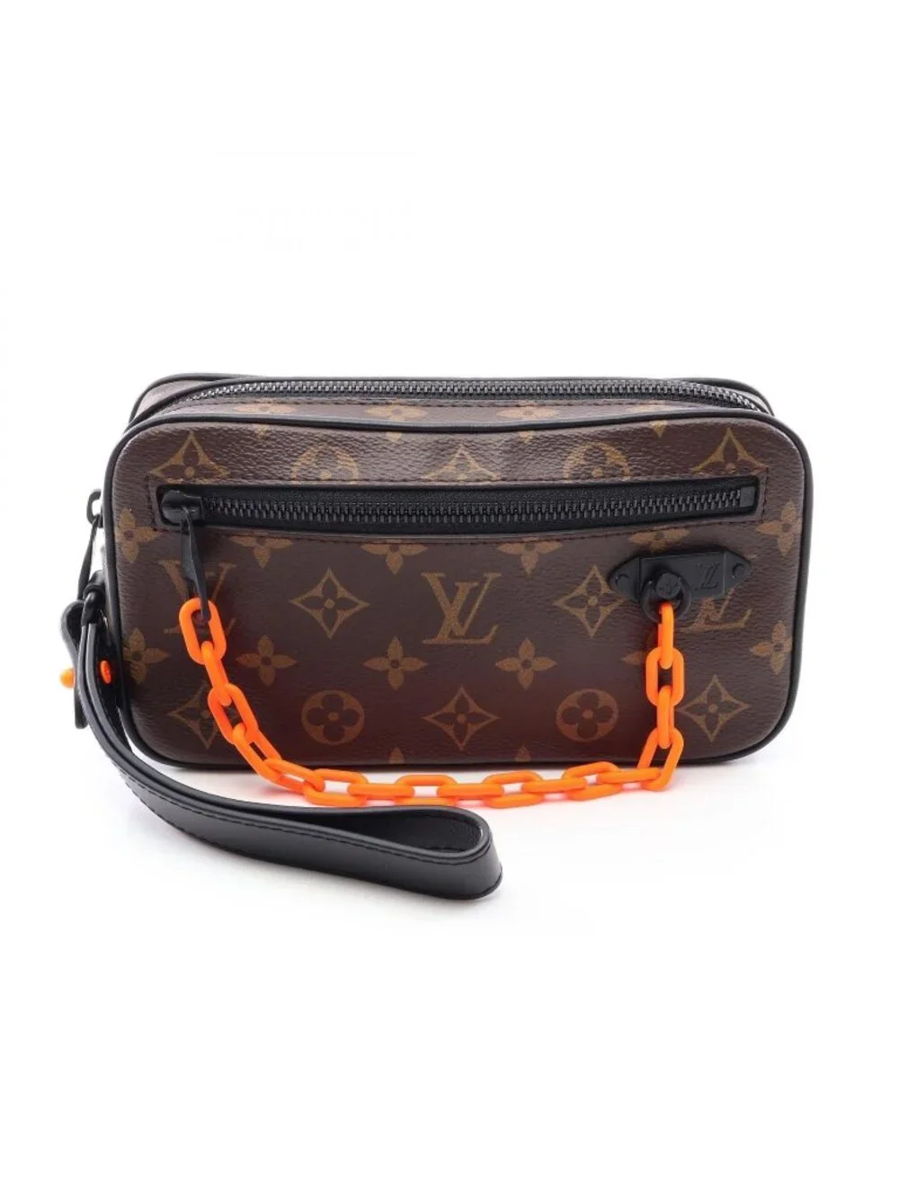 Louis Vuitton Clutch Pochette Volga Monogram Solar Ray Canvas Leather